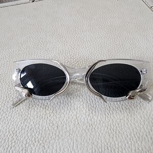 Stylish Clear and Black Sunglasses